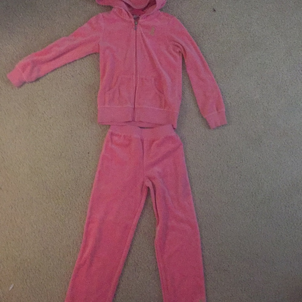 Girls Juicy Couture track suit